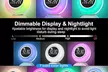 Color Changing Alarm Clock Night Light, Sleep Sound Machine Dimmable Dual Alarm  - Second Medium