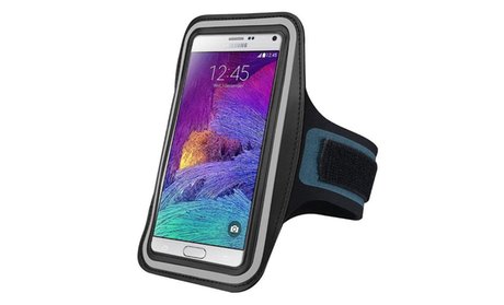 Insten Sports Armband Holder for Cell Phone and Key - Black