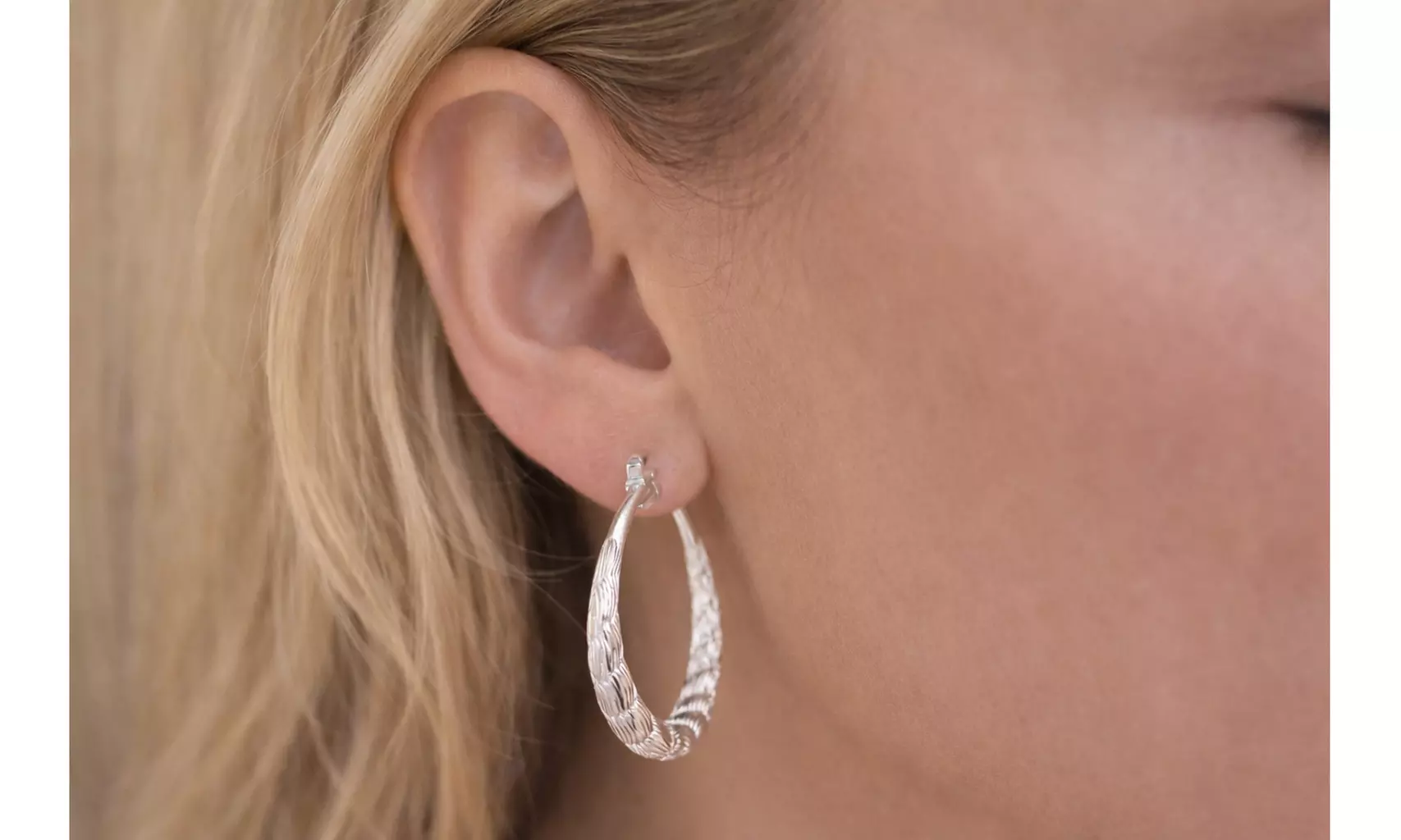 925 Sterling Silver Hoop Earrings - Multiple Options