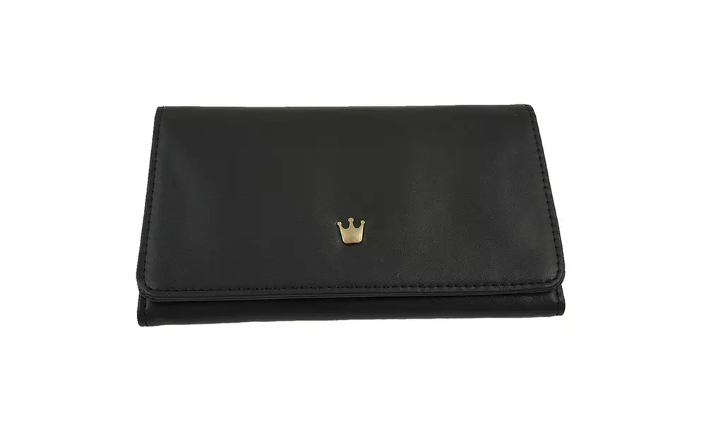 Multifunctional Crown Pouch Leather Case Wrist Bag Handbag - Primary Image