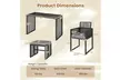 Costway Five-Piece Rattan-Effect Outdoor Dining Set - Second Medium