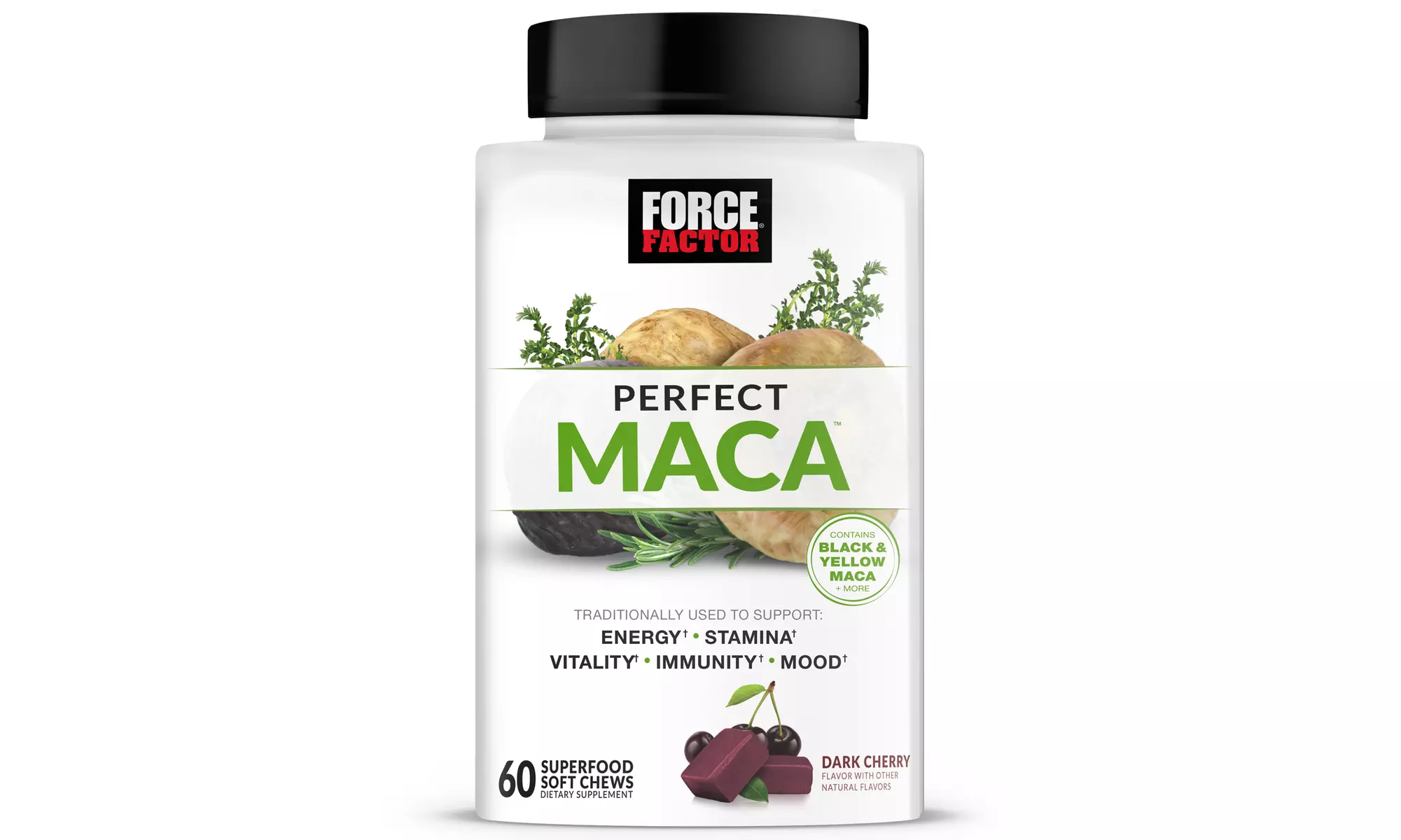 Force Factor Perfect Maca, Maca Root & DIM with Saffron - Boost Energy & Mood  - Primary Image