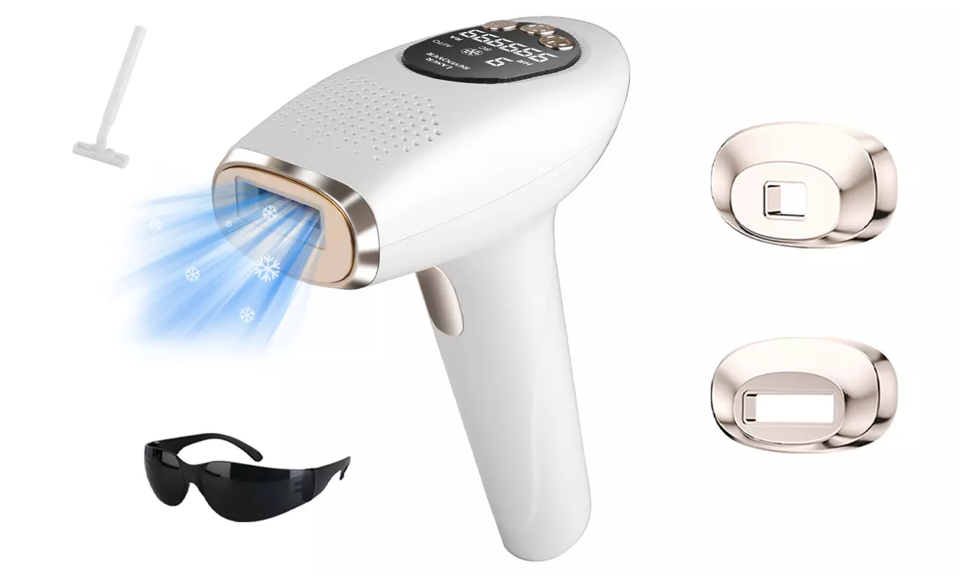 Kocaso 3-in-1 IPL Laser Hair Remover with Ice Cooling & 999,999 Flashes