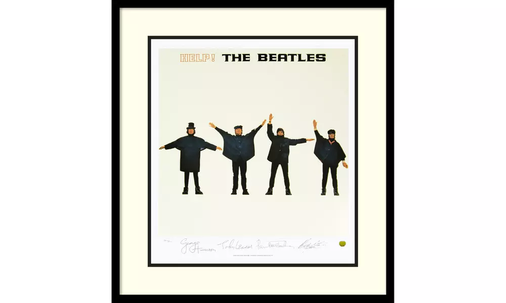 The Beatles: Help! (album cover)' Framed Art Print 25x27-in - Primary Image