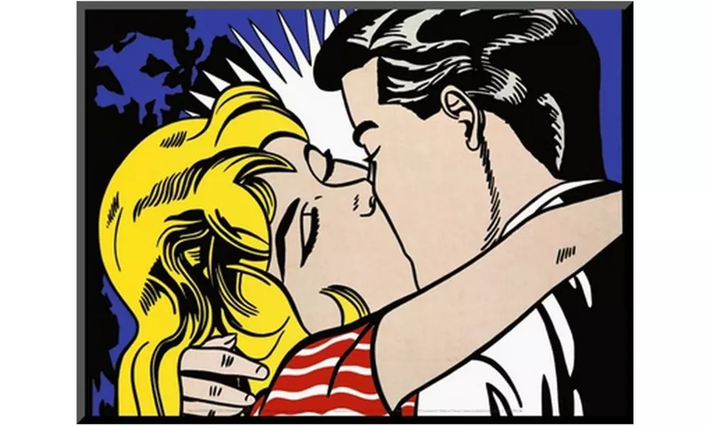 Kiss II, c.1962 by Roy Lichtenstein - Primary Image