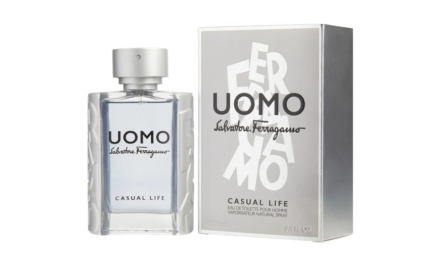 Image 2: Salvatore Ferragamo Uomo EDT Spray for Men 3.4 Fl. Oz. 