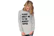 Funny Please Direct Me To Nearest Puppies Long Sleeve Tee - Second Medium