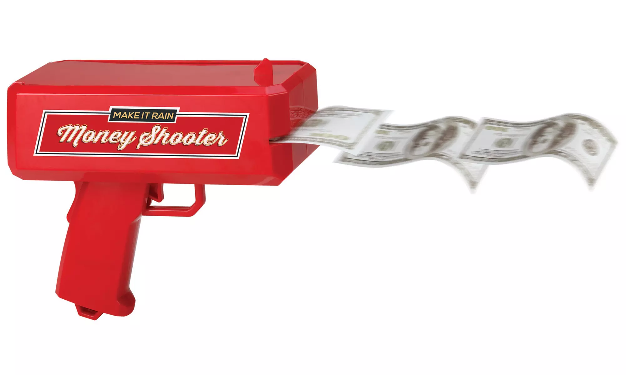 Play Money Shooter Fun Novelty Handheld Fake Cash Shooter 100 Play Money Bills - Second Medium