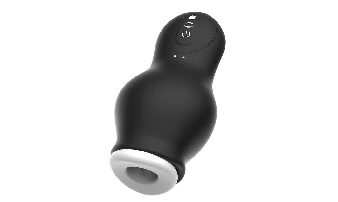 7 Vibrating Modes Automatic Hand Free Vibrating Cup Sucking Stroker - Second Medium