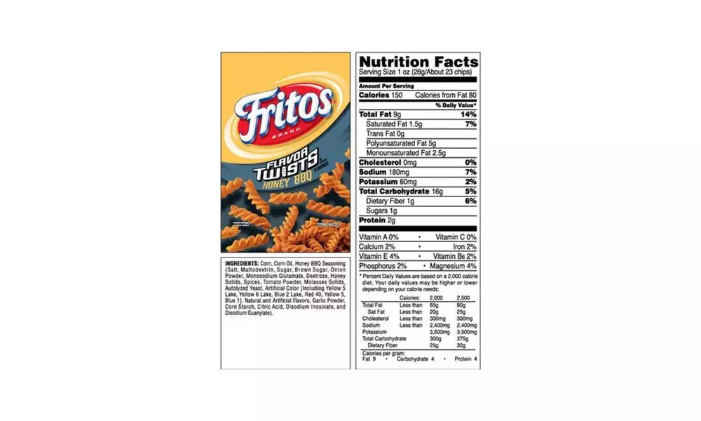 Fritos Flavor Twists Honey BBQ, 2 oz Bags - Second Medium