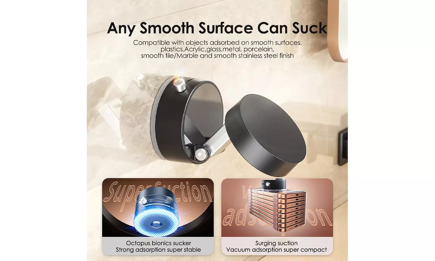 2025 Upgraded Vacuum Magnetic Suction Phone Holder: Foldable and Retractable