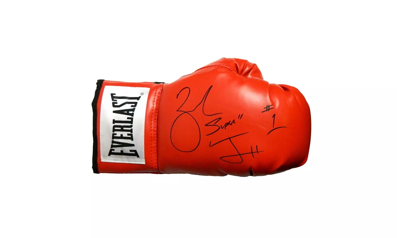 Zab Judah Signed Everlast Red Boxing Glove w/Super - Primary Image