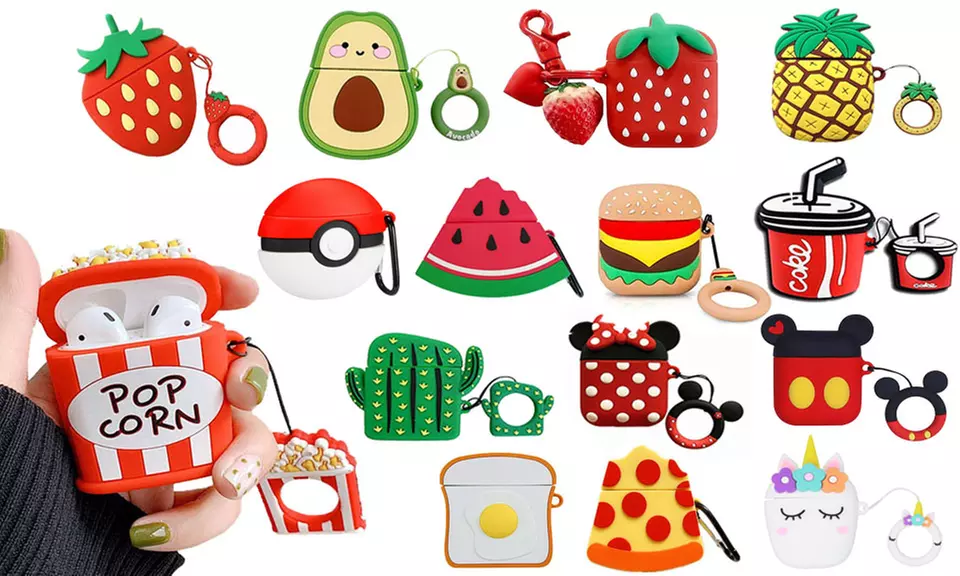 3D Cartoon Silicone Case For Apple Airpods 1 & 2 - Primary Image