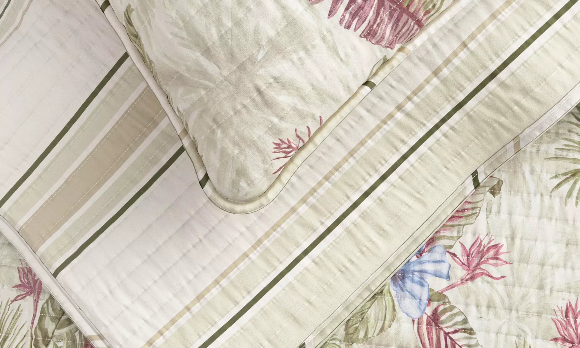 Reversible Floral Cotton Quilt Set (2- or 3-Piece)