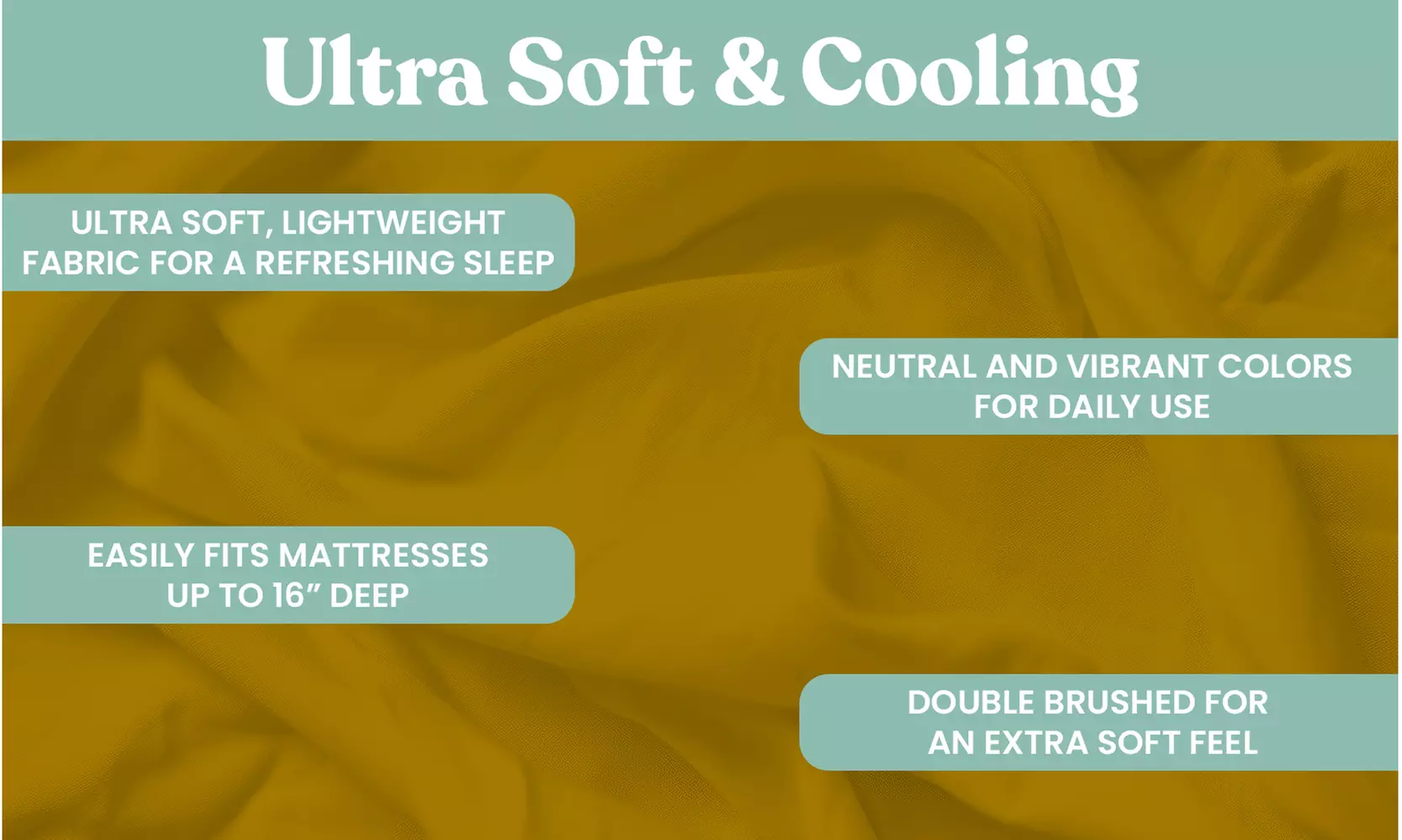 Luxury Home 6-Piece Microfiber Bed Sheet Set