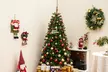 Costway Pre-Lit Artificial Christmas Tree with Branch Tips | Warm White LED Lights | Easy Setup & Home Decor - Second Medium