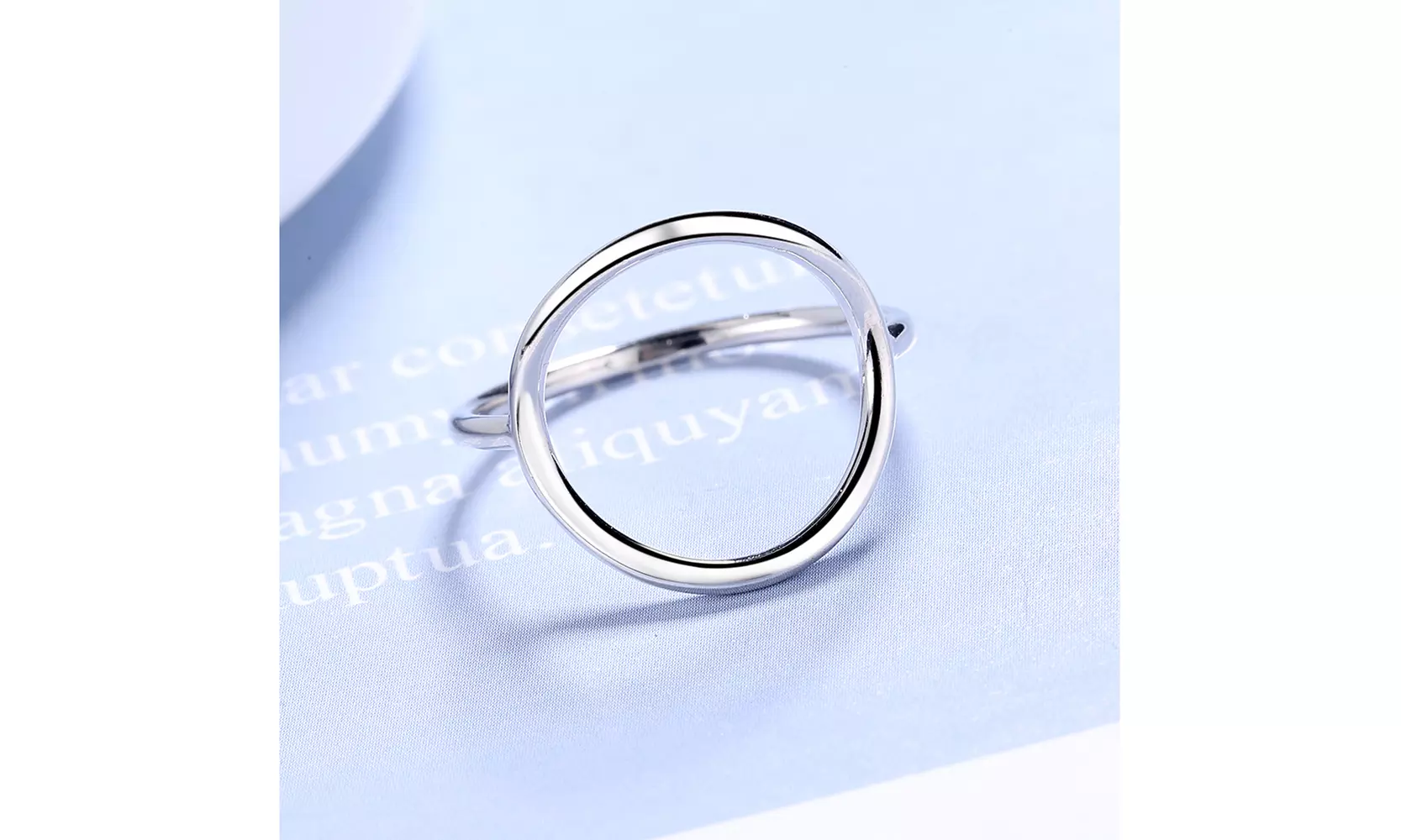 Sterling Silver Open Circle Ring