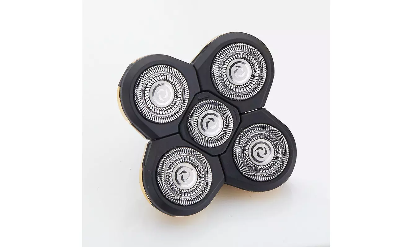 Electric Wet Dry 5 Head Beard Hair Trimmer Rotary Shaver Razor - Second Medium