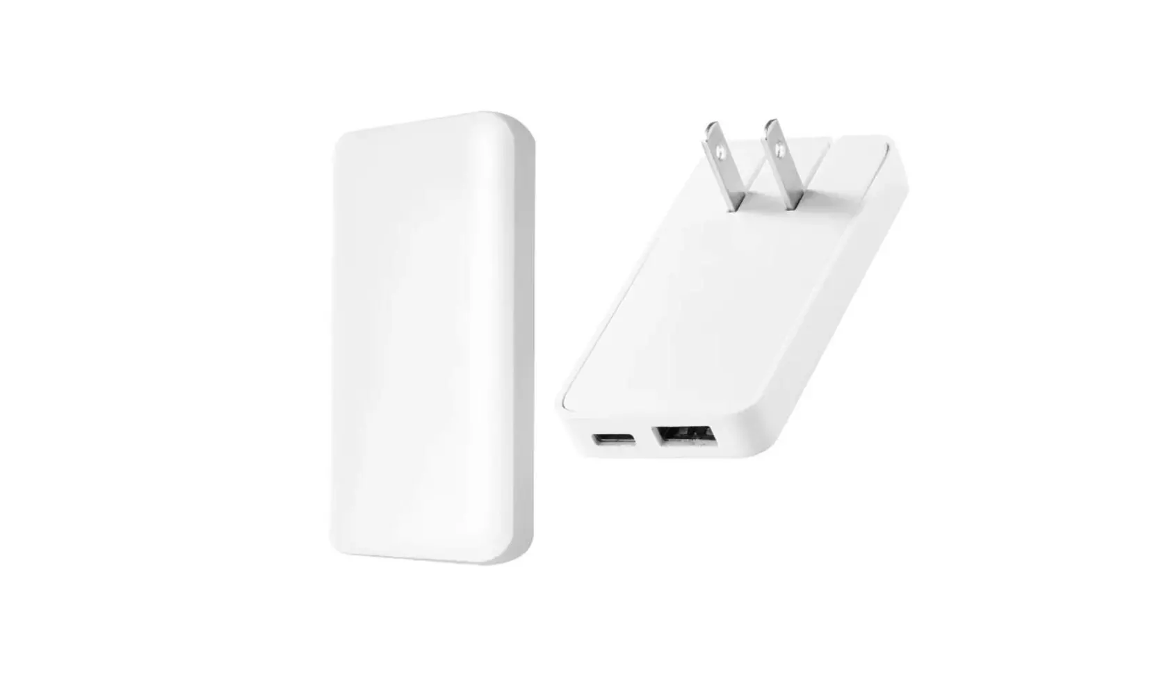Ultra-Slim 30W USBC & USB A Dual Port Fast Charger (2-Pack)