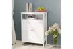 Double Door Double Compartment 80 High Storage Cabinet  - Second Medium