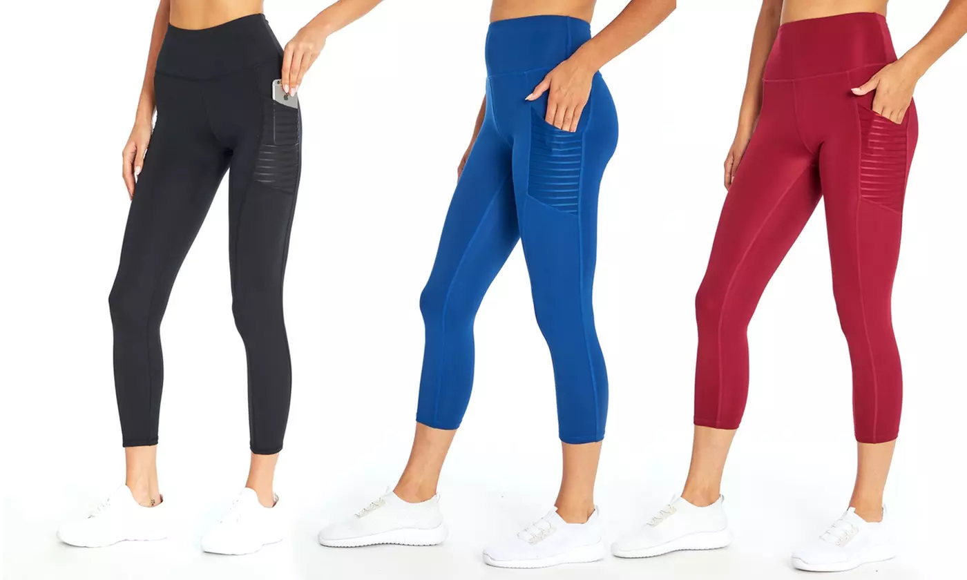Women's Bally Total Fitness High-Rise Pocket Leggings - Primary Image