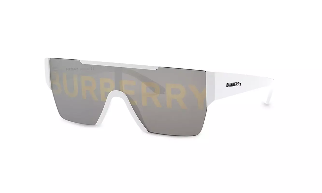 Burberry Men's White Shield Sunglasses - BE4291-3007H-38