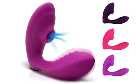 10 Levels Dual G-spot Vibrator Dildo Wireless Stimulator Nipple Player Purple