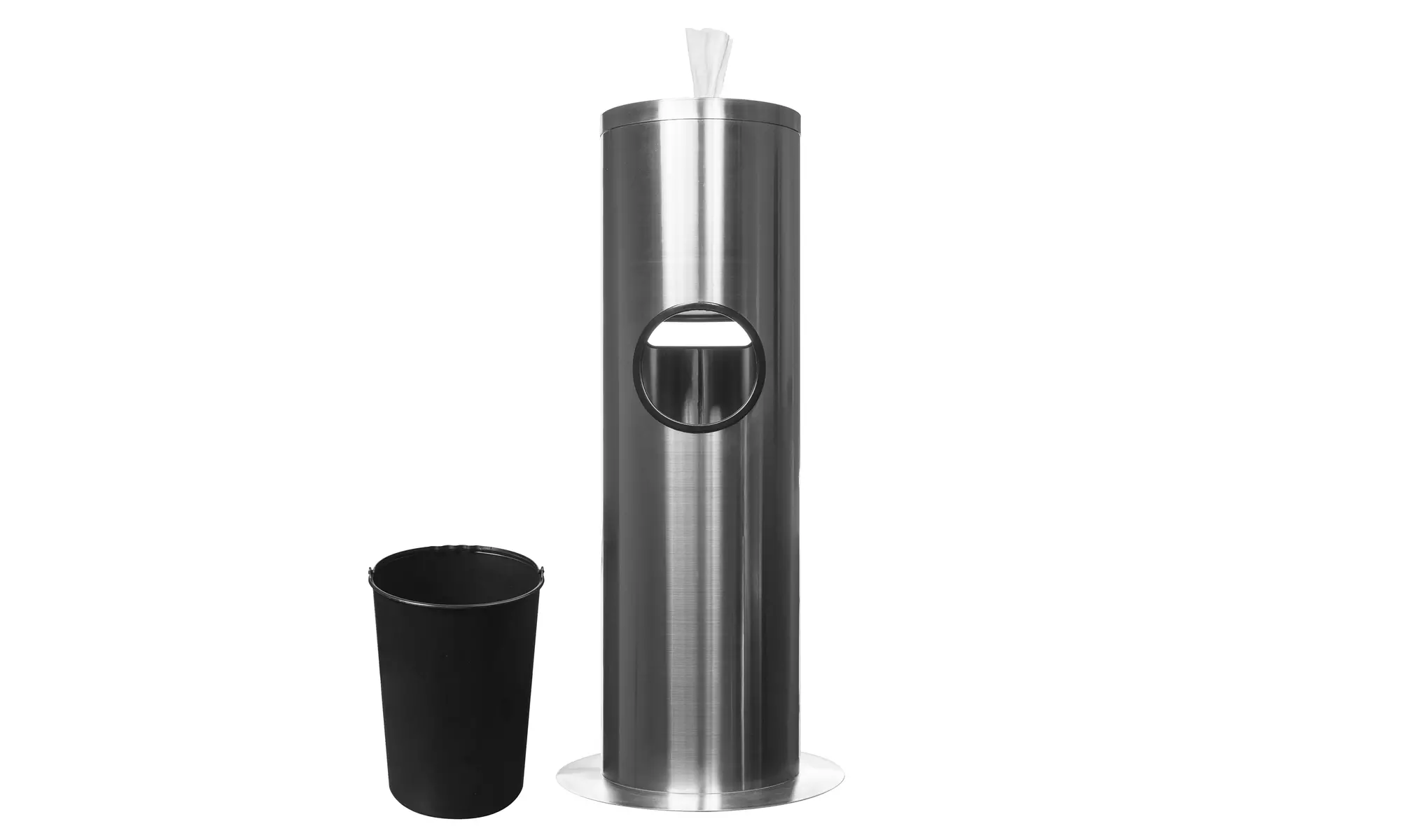 Caresour W003/092-BNDL Stainless Steel Dispenser w/800 Pack of 75% Alcohol Wipes - Primary Image