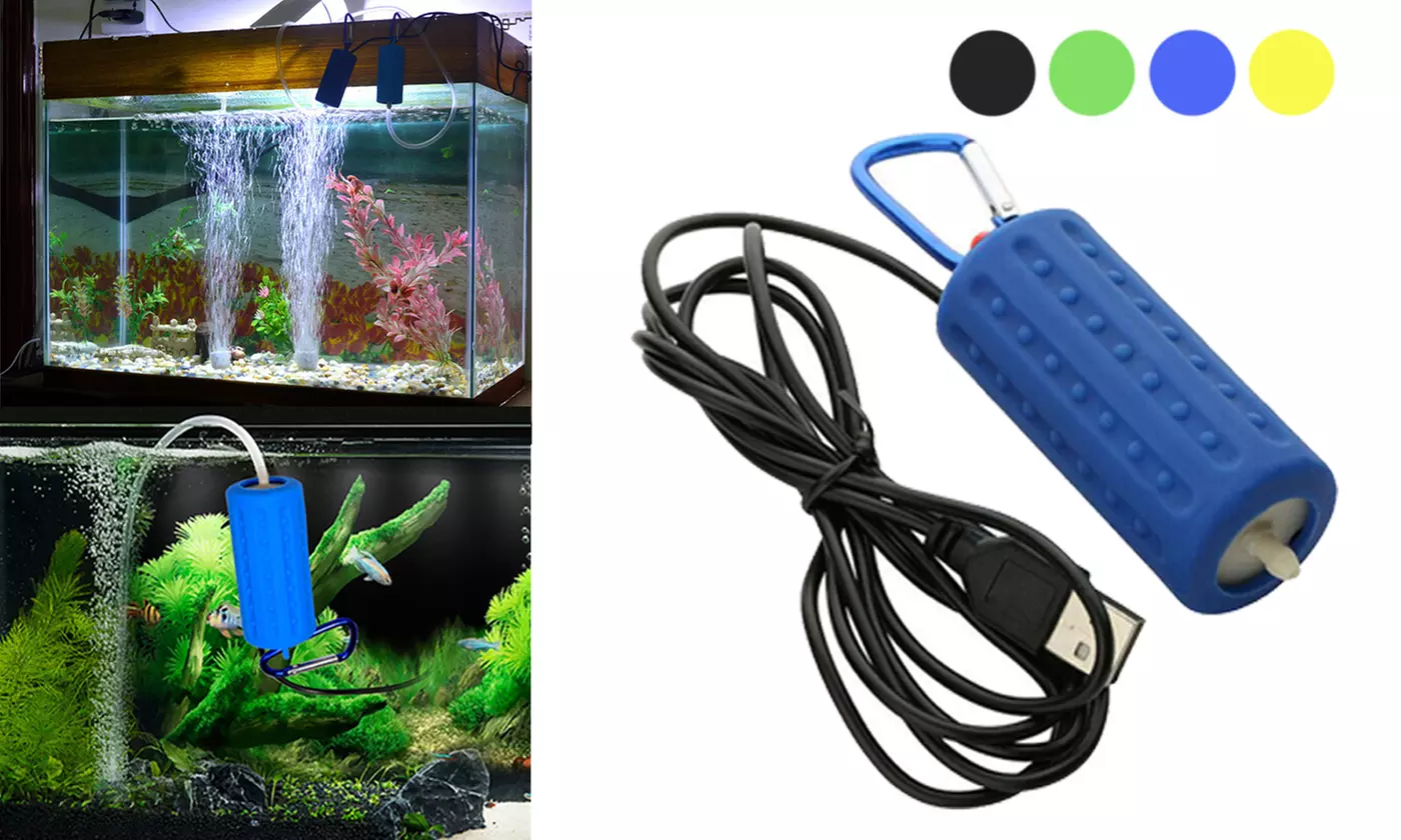 Mini USB Aquarium Oxygen Pump Fish Tank Aquatic Animals Air Pump Supplies - Primary Image