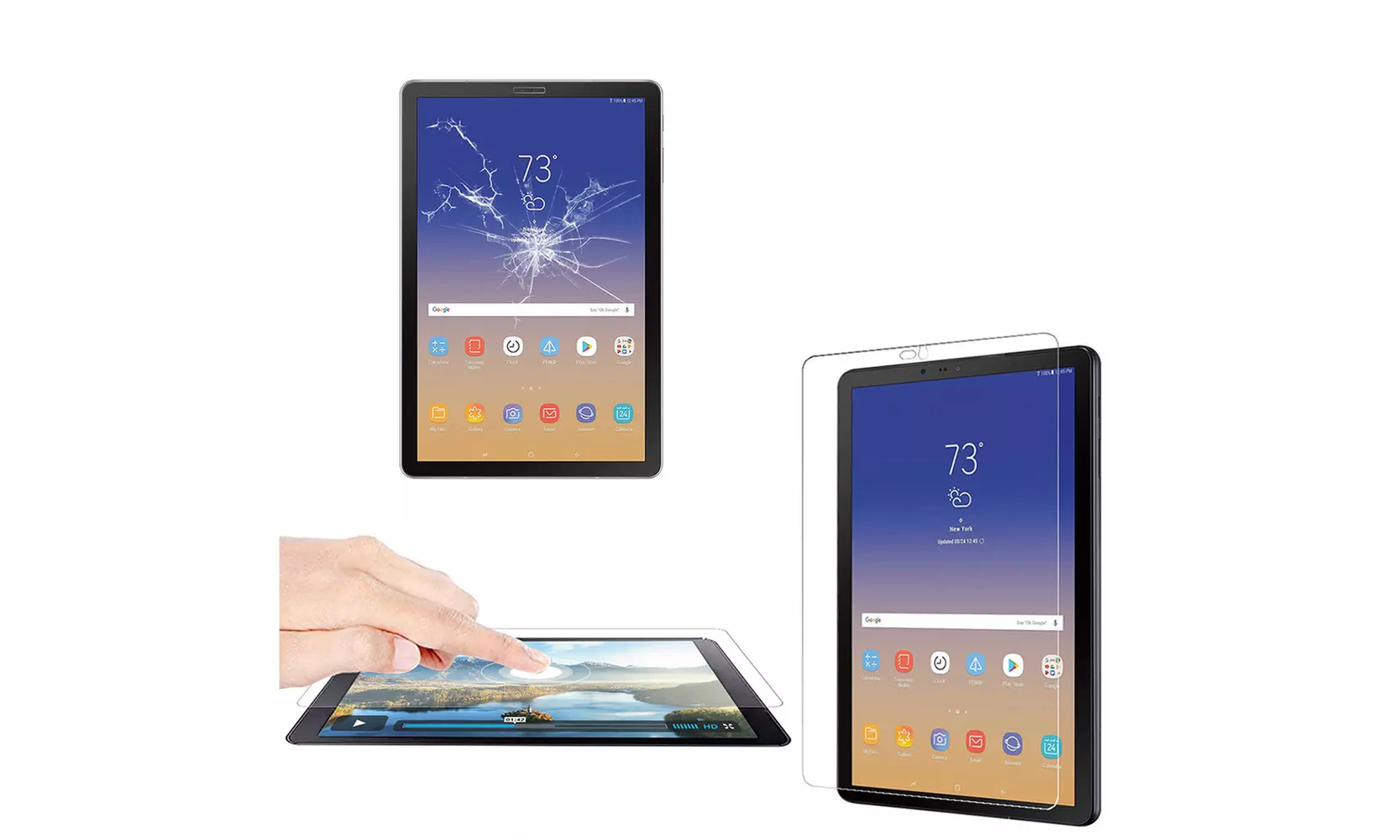 For Samsung Galaxy Tab S4 10.5 SM-T830 Tempered Glass Screen Protector - Primary Image
