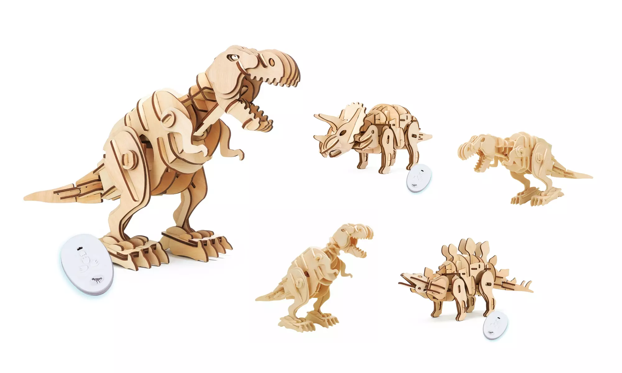 DIY 3D Wooden Dinosaurs - Mechanical Moving Model Kits - Primary Image