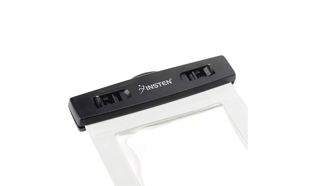 Insten White Waterproof Bag Pouchwith Lanyard for iPhone Samsung - Second Medium