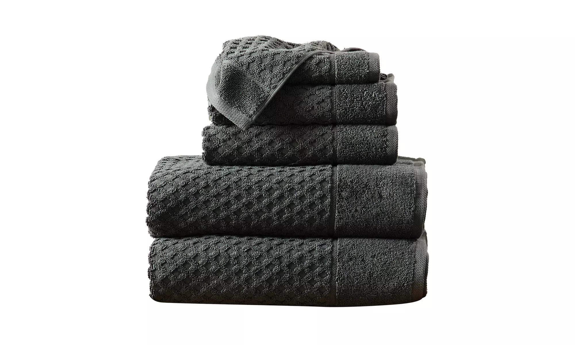 Ultra-Soft 100% Cotton Diamond Waffle Bath Towels