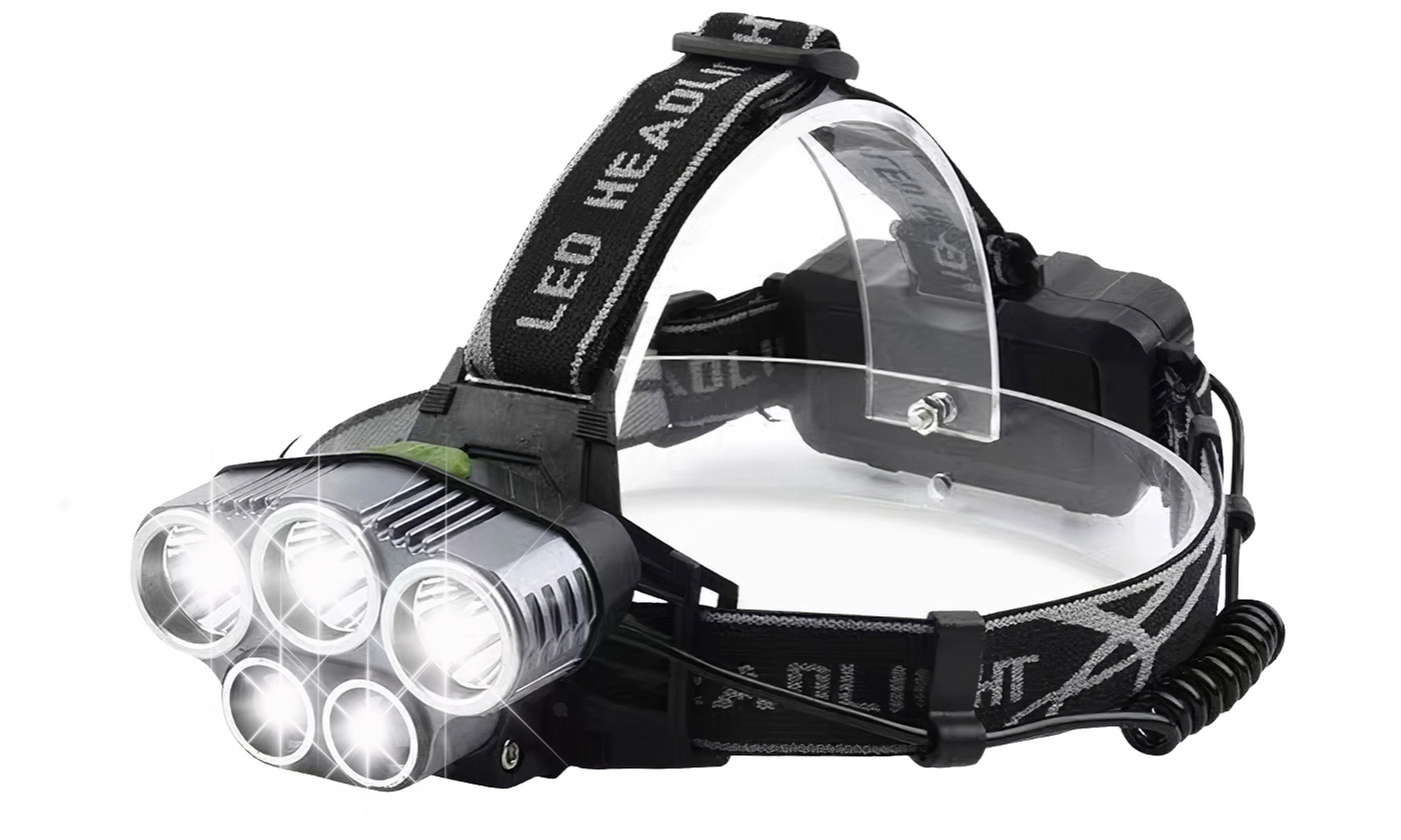 iMounTEK Ultra-Bright 2750 Lumen LED Headlamp with 6 Modes (1- or 2-Pack)