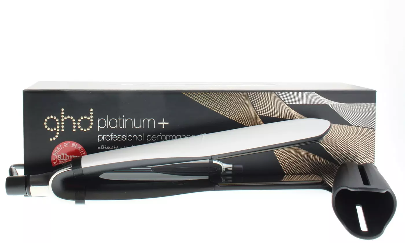 GHD Platinum Plus Smart Styler 1" Flat Iron White or Black Hair Straightener - Second Medium