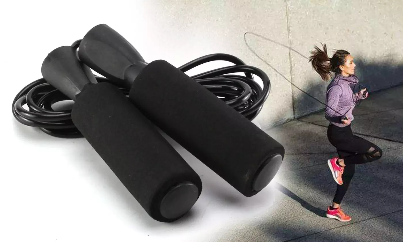 Adjustable Jump Rope for Workout Aerobic Exercise Bearing Speed Fitness Traine - Second Medium