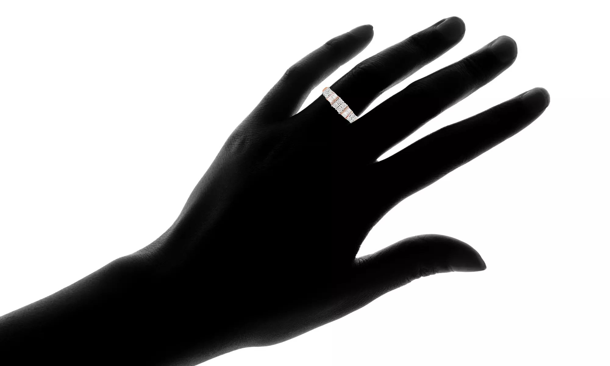 1/4 CTTW Diamond Fashion Band in Sterling Silver By DiamondMuse