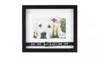 Walnut Wood Double Mat 6x4 Picture Frame - Dog Collar Design
