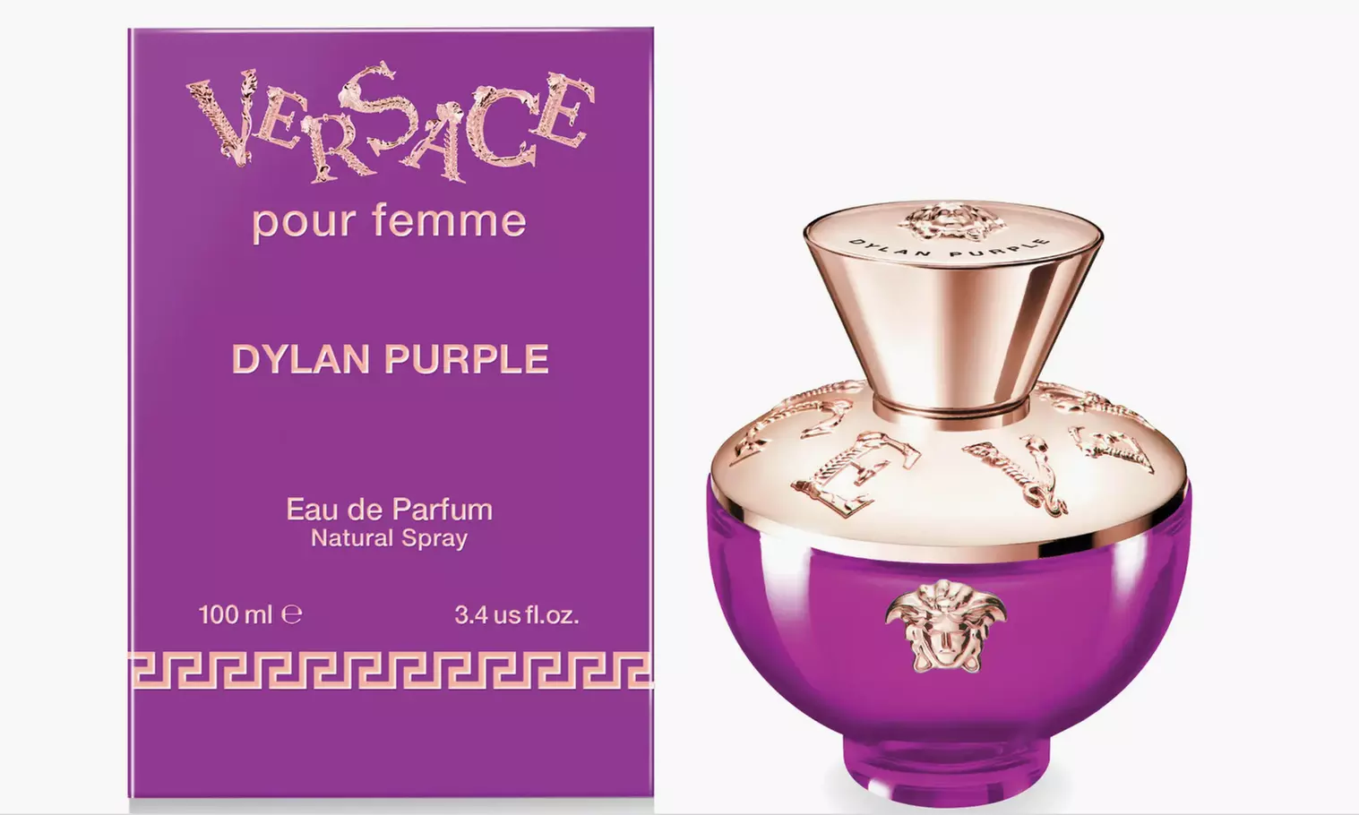 Versace Dylan Purple Womens EDP 3.4 Oz - Second Medium