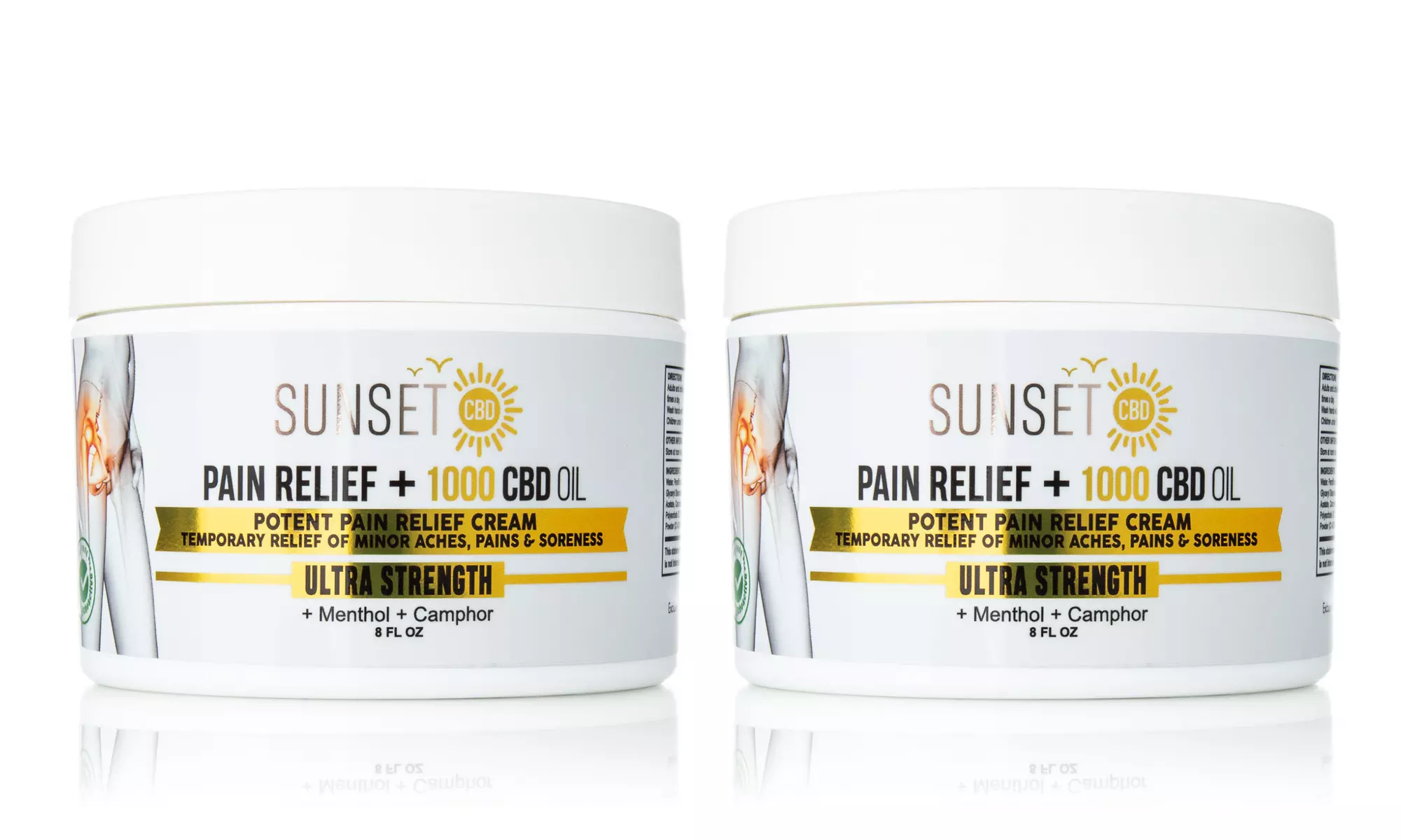 BUNDLE Pain Relief from Sunset CBD 1 pack / 2 pack  Options