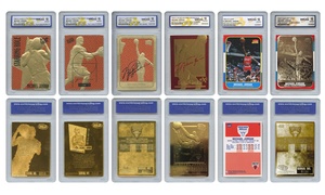 Michael Jordan Mega-Deal Official Licensed Cards - Graded Gem-Mint 10 (SET OF 6)