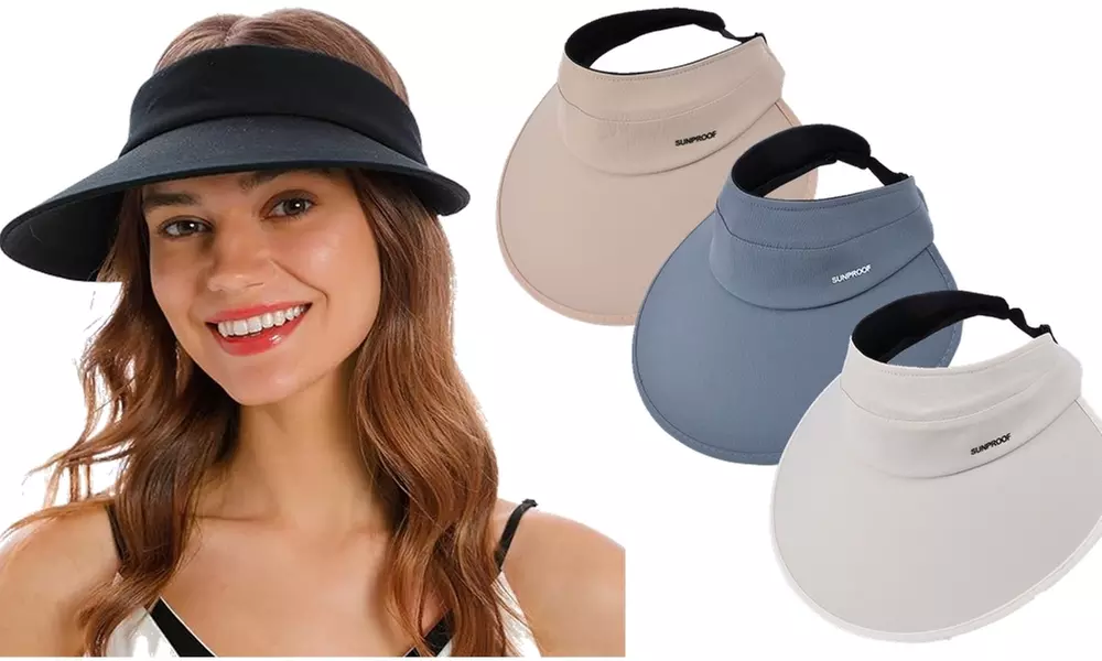 Big Brim Visor Hat with UV Protection - Primary Image