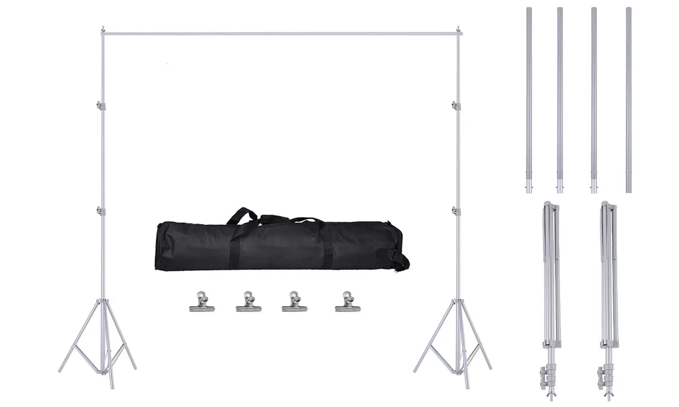 iMounTEK Adjustable Backdrop Stand for Photography & Video - 6.5ft x 10ft
