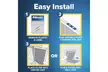 1-Inch Electrostatic Air Cleaning Filter, 6-Pack  - Second Medium