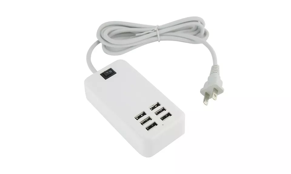 6-Port USB Charging Station