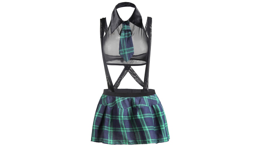 LESIES Women School Girl Lingerie Costume Lingerie Set Sexy Outfits |  Groupon