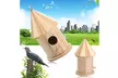 Hanging Bird Nesting Box with Loop For Home Garden Yard Decoration - Second Medium