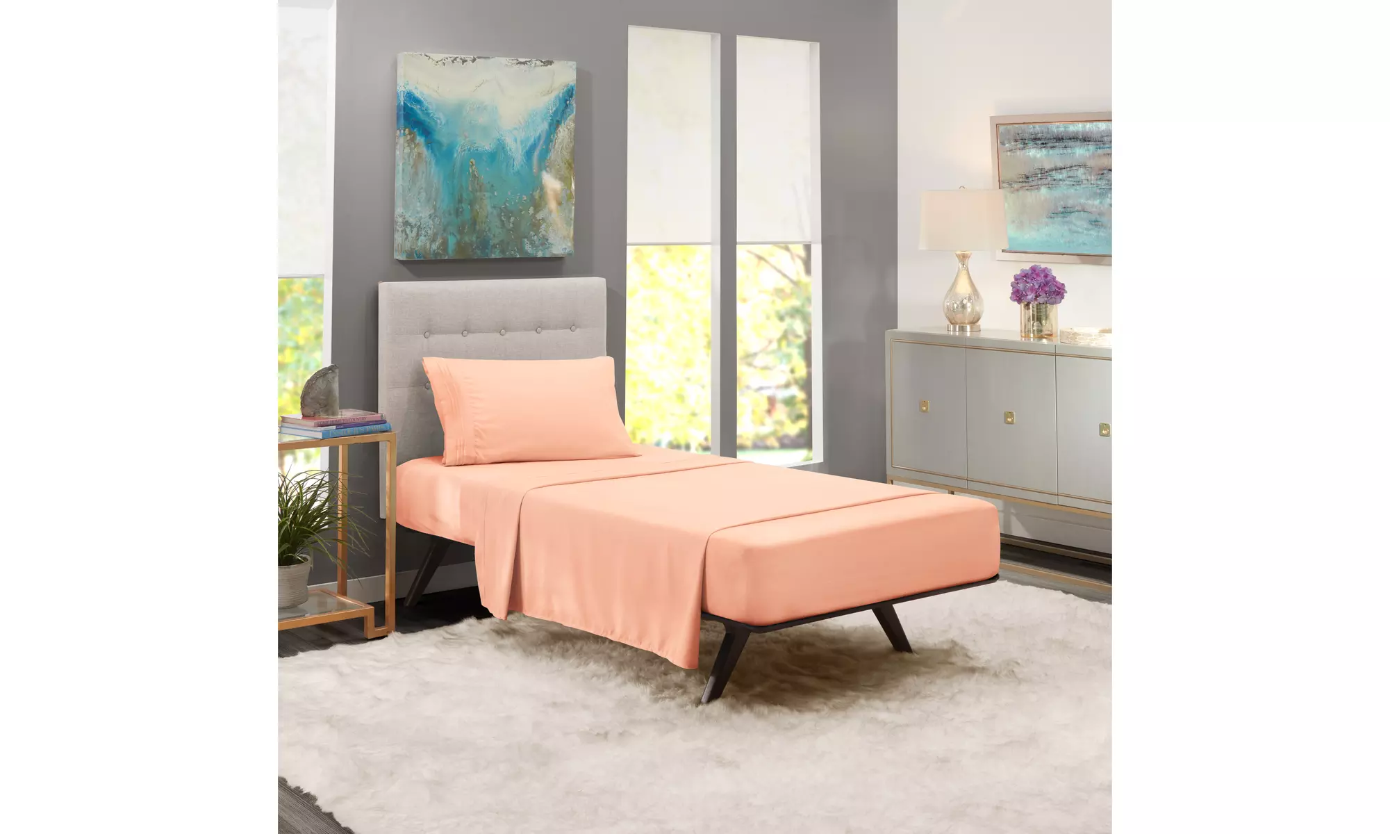 Nestl Premium Deep Pocket Extra Soft 1800 Microfiber Bed Sheet Set