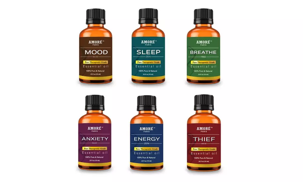 Amore 100% Pure Aromatherapy Essential Oils (6-Pack) - Primary Image