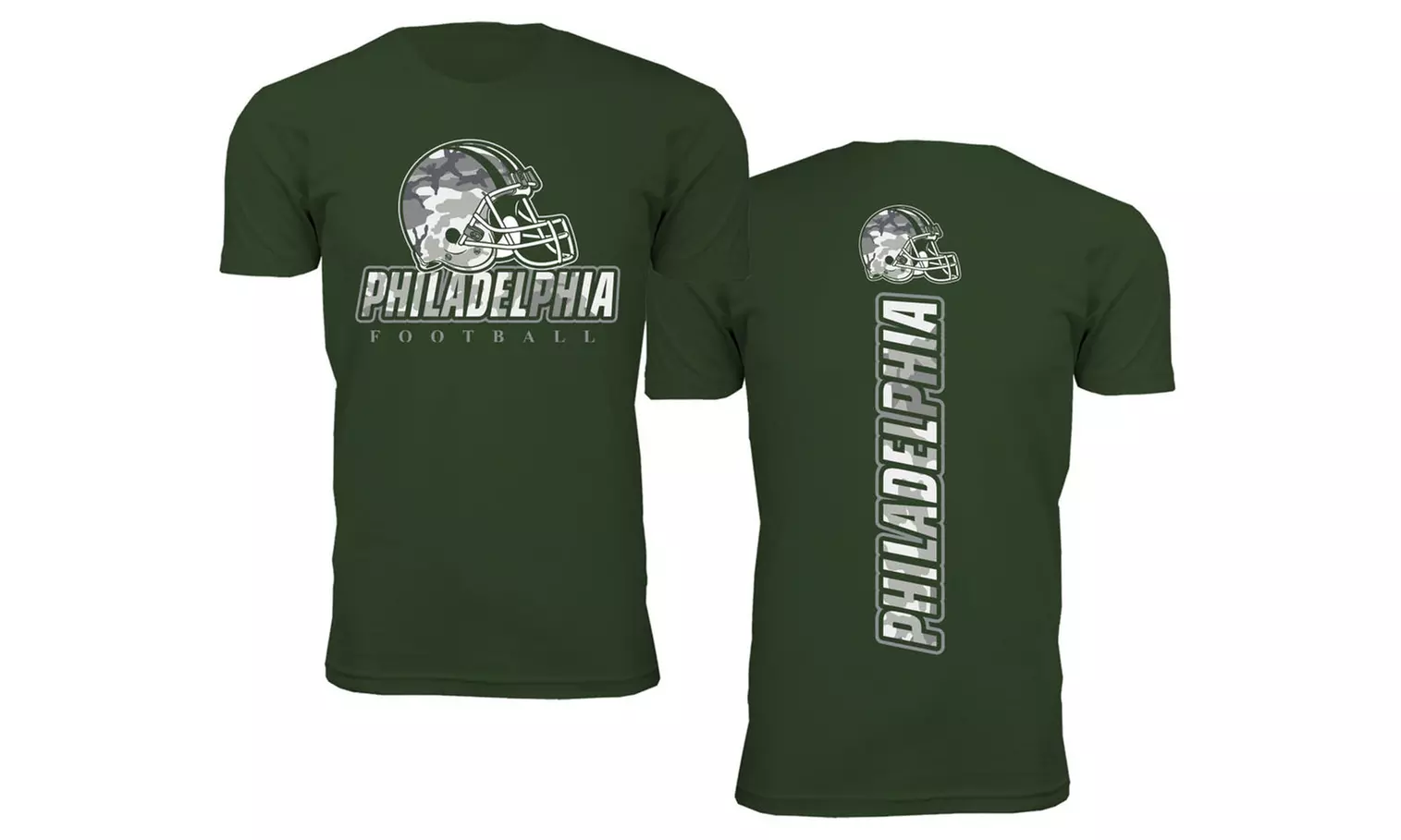 Men Army Camo Football T-Shirt (M-3XL)